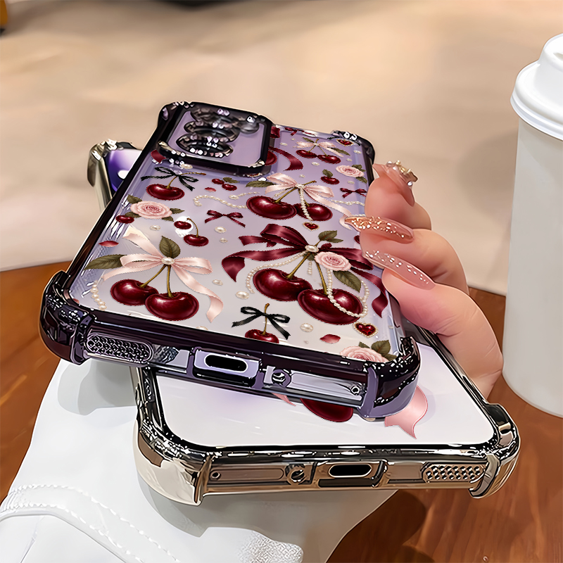 غطاء هاتف بنمط فيونكة وردية وك - مراجعة Oppo A78 وسعره