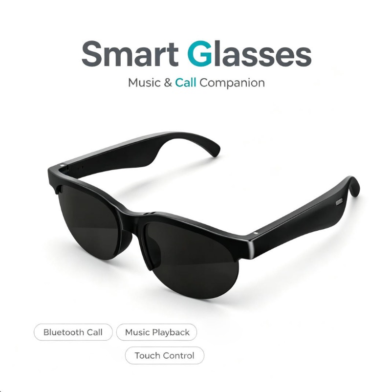نظارات ذكية مع خاصية الاتصال ع - مراجعة Smart Glasses Lens وسعره
