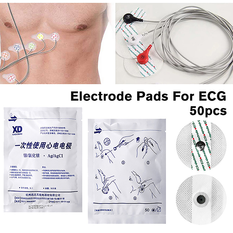 50 قطعة/كيس من لاصقات الإلكترو - مراجعة Ecg Patch Monitor وسعره