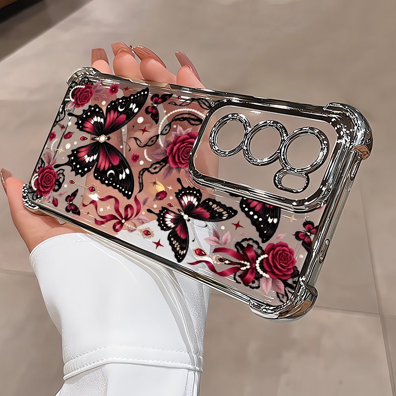غطاء هاتف جميل مزين بالزهور وا - مراجعة Oppo A78 وسعره